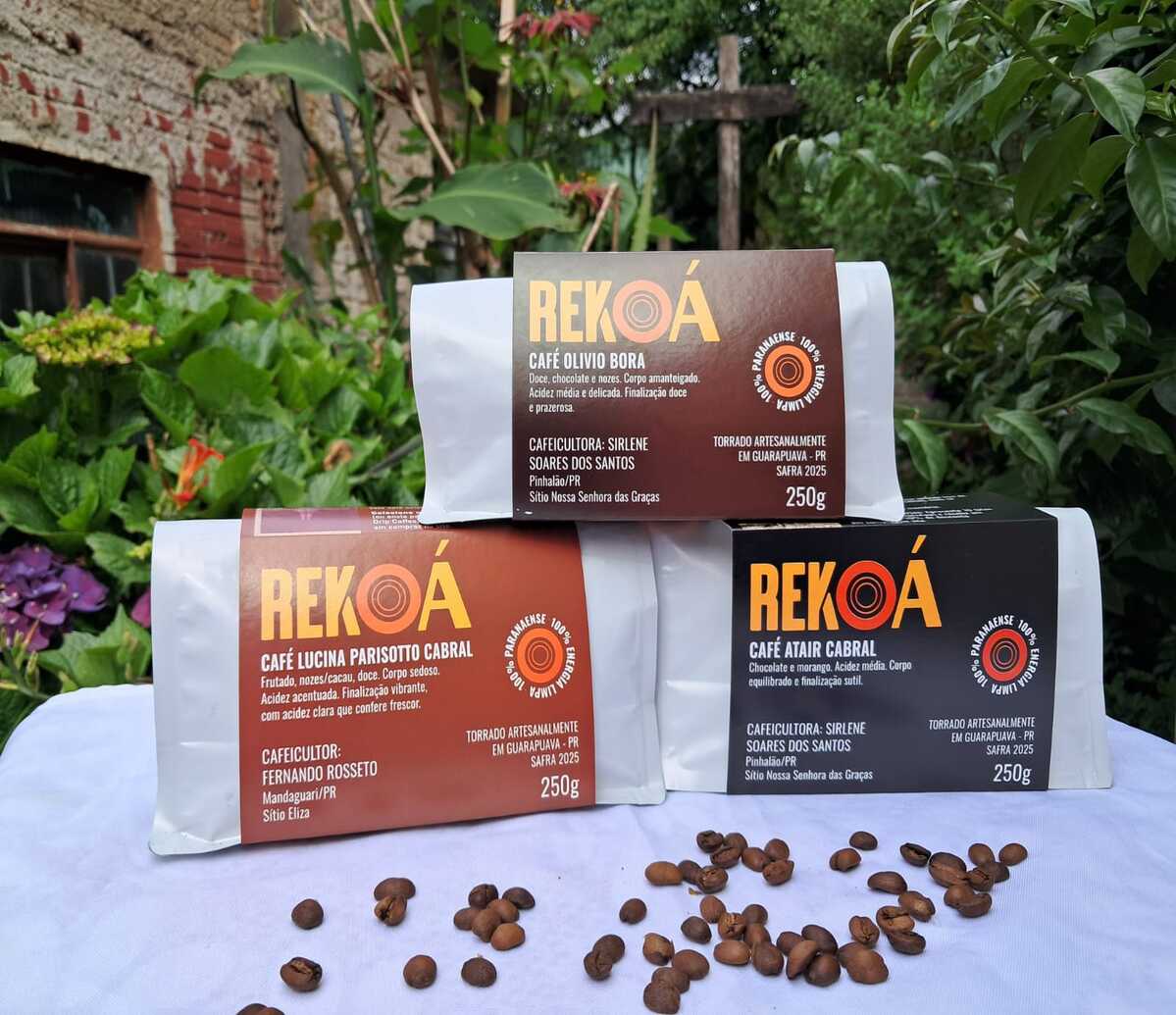 Linha Memória - Cafés especiais com homenagem aos fundadores da REKOÁ